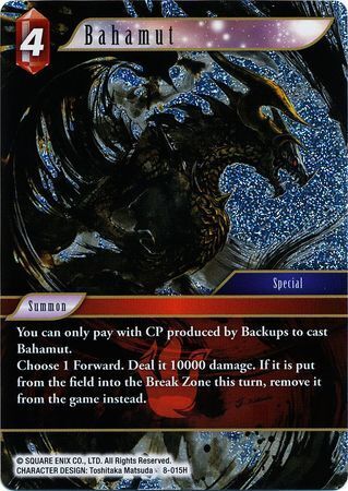 Final Fantasy Opus VIII 8-015 Bahamut Foil