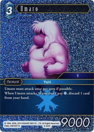 Final Fantasy Opus VIII 8-024 Umaro Foil