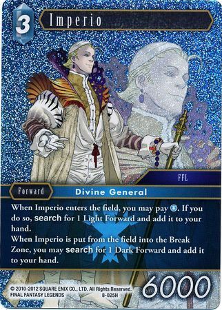 Final Fantasy Opus VIII 8-025 Imperio Foil