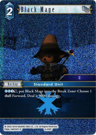Final Fantasy Opus VIII 8-030 Black Mage Foil