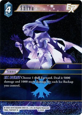 Final Fantasy Opus VIII 8-033 Shiva Foil
