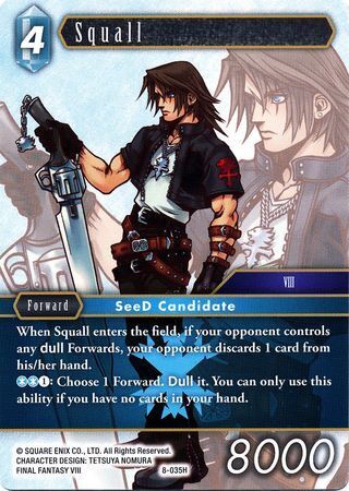 Final Fantasy Opus VIII 8-035 Squall
