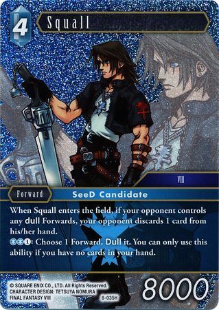 Final Fantasy Opus VIII 8-035 Squall Foil