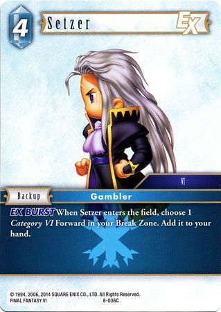 Final Fantasy Opus VIII 8-036 Setzer