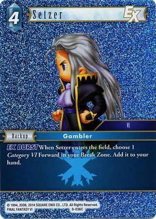 Final Fantasy Opus VIII 8-036 Setzer Foil