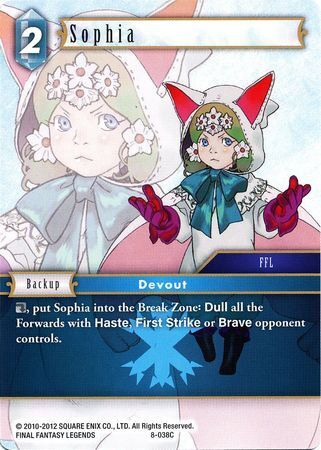 Final Fantasy Opus VIII 8-038 Sophia