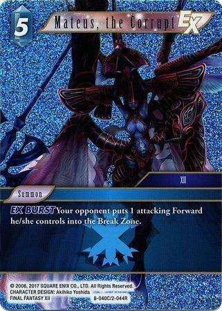 Final Fantasy Opus VIII 8-040 Mateus, the Corrupt Foil