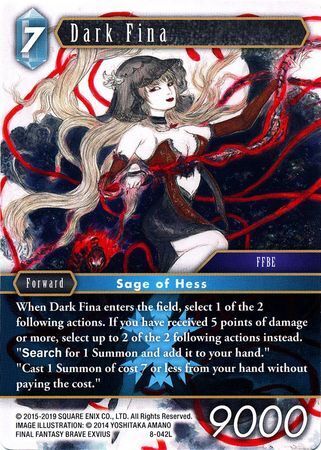 Final Fantasy Opus VIII 8-042 Dark Fina