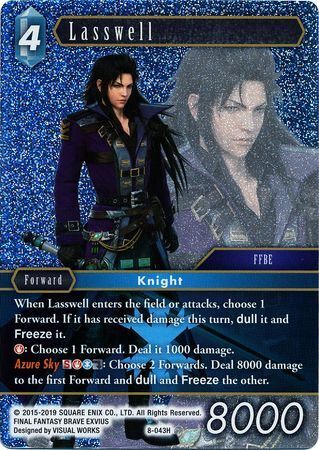 Final Fantasy Opus VIII 8-043 Lasswell Foil
