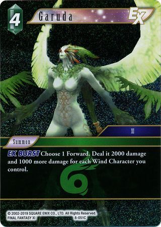 Final Fantasy Opus VIII 8-051 Garuda Foil