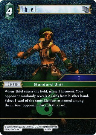 Final Fantasy Opus VIII 8-052 Thief Foil