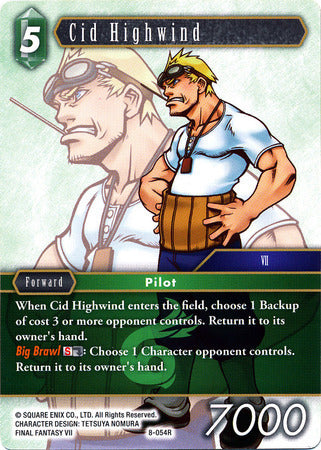 Final Fantasy Opus VIII 8-054 Cid Highwind