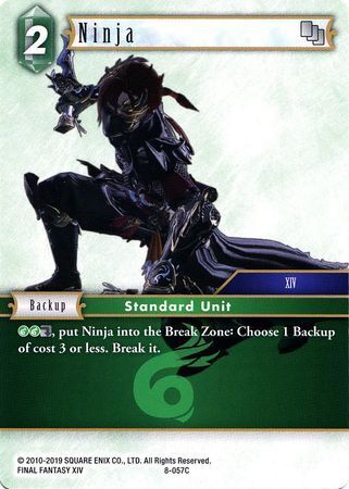 Final Fantasy Opus VIII 8-057 Ninja