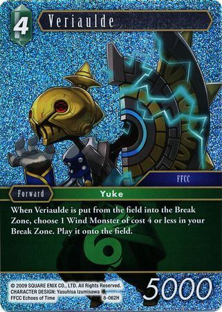 Final Fantasy Opus VIII 8-062 Veriaulde Foil