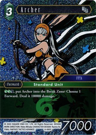Final Fantasy Opus VIII 8-065 Archer Foil