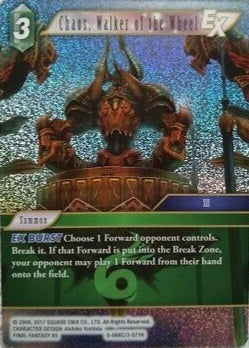 Final Fantasy Opus VIII 8-066 Chaos, Walker of the Wheel Foil