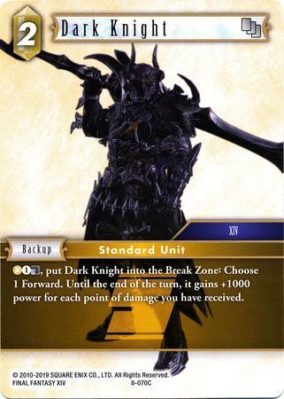 Final Fantasy Opus VIII 8-070 Dark Knight