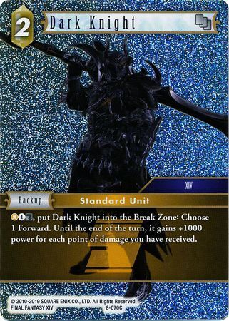 Final Fantasy Opus VIII 8-070 Dark Knight Foil
