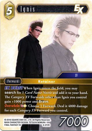 Final Fantasy Opus VIII 8-072 Ignis