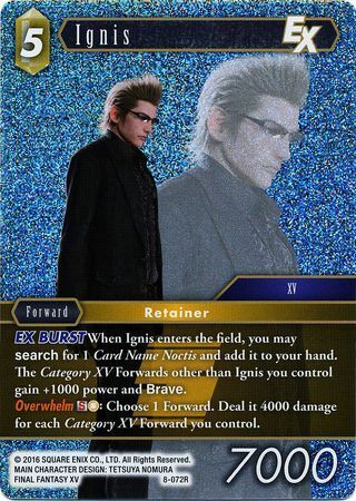 Final Fantasy Opus VIII 8-072 Ignis Foil