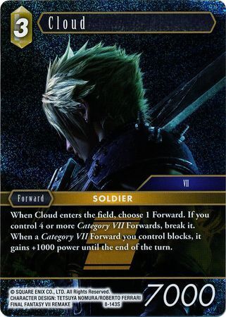 Final Fantasy Opus VIII 8-143 Cloud Foil
