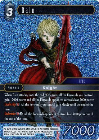 Final Fantasy Opus VIII 8-134 Rain Foil