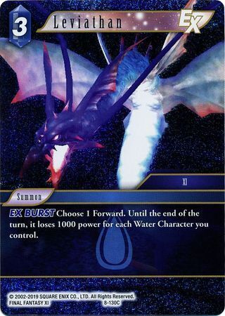Final Fantasy Opus VIII 8-130 Leviathan Foil
