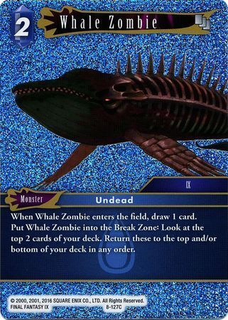 Final Fantasy Opus VIII 8-127 Whale Zombie Foil