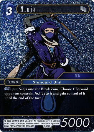 Final Fantasy Opus VIII 8-124 Ninja Foil