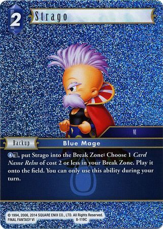 Final Fantasy Opus VIII 8-119 Strago Foil
