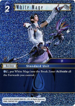Final Fantasy Opus VIII 8-117 White Mage Foil
