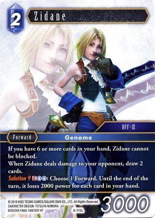 Final Fantasy Opus VIII 8-115 Zidane