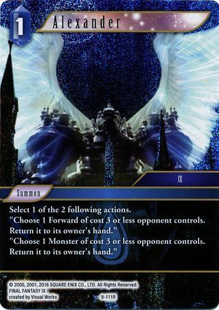 Final Fantasy Opus VIII 8-111 Alexander Foil