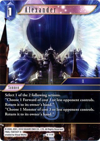 Final Fantasy Opus VIII 8-111 Alexander