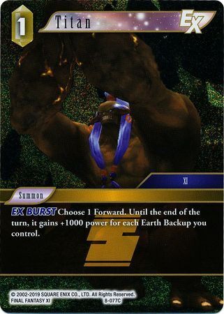 Final Fantasy Opus VIII 8-077 Titan Foil