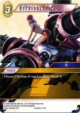 Final Fantasy Opus VIII 8-083 Hecatoncheir