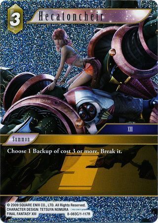 Final Fantasy Opus VIII 8-083 Hecatoncheir Foil