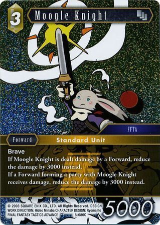 Final Fantasy Opus VIII 8-086 Moogle Knight Foil