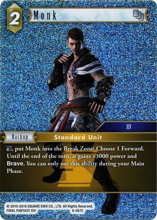 Final Fantasy Opus VIII 8-087 Monk Foil
