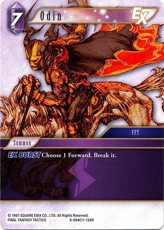Final Fantasy Opus VIII 8-094 Odin