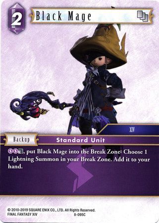 Final Fantasy Opus VIII 8-095 Black Mage
