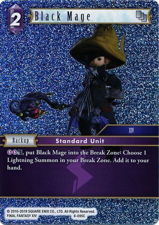 Final Fantasy Opus VIII 8-095 Black Mage Foil