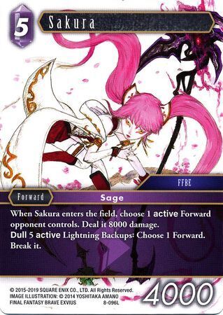 Final Fantasy Opus VIII 8-096 Sakura