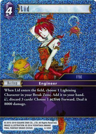 Final Fantasy Opus VIII 8-105 Lid Foil