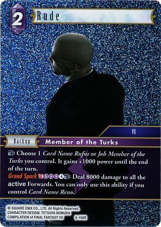 Final Fantasy Opus VIII 8-108 Rude Foil