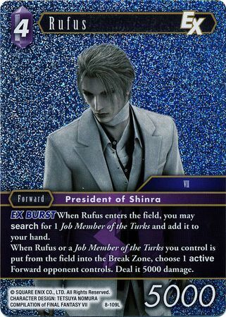 Final Fantasy Opus VIII 8-109 Rufus Foil