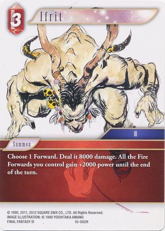 Final Fantasy Opus X 10-002 Ifrit