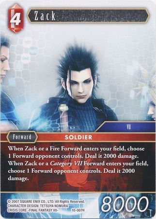 Final Fantasy Opus X 10-007 Zack