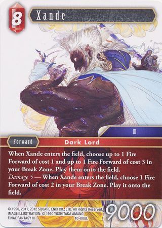 Final Fantasy Opus X 10-008 Xande