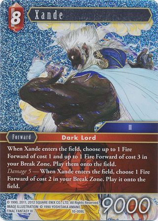Final Fantasy Opus X 10-008 Xande Foil